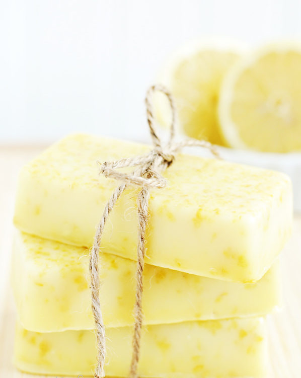 Мыло с цедрой лимона