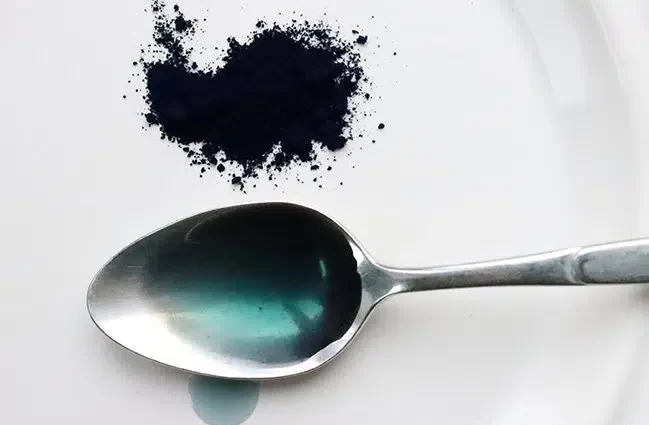 Натуральное голубое мыло с индиго